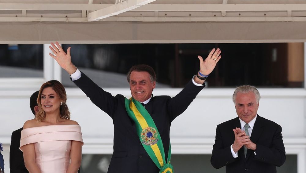 Investidura de Jair Bolsonaro en Brasilia
